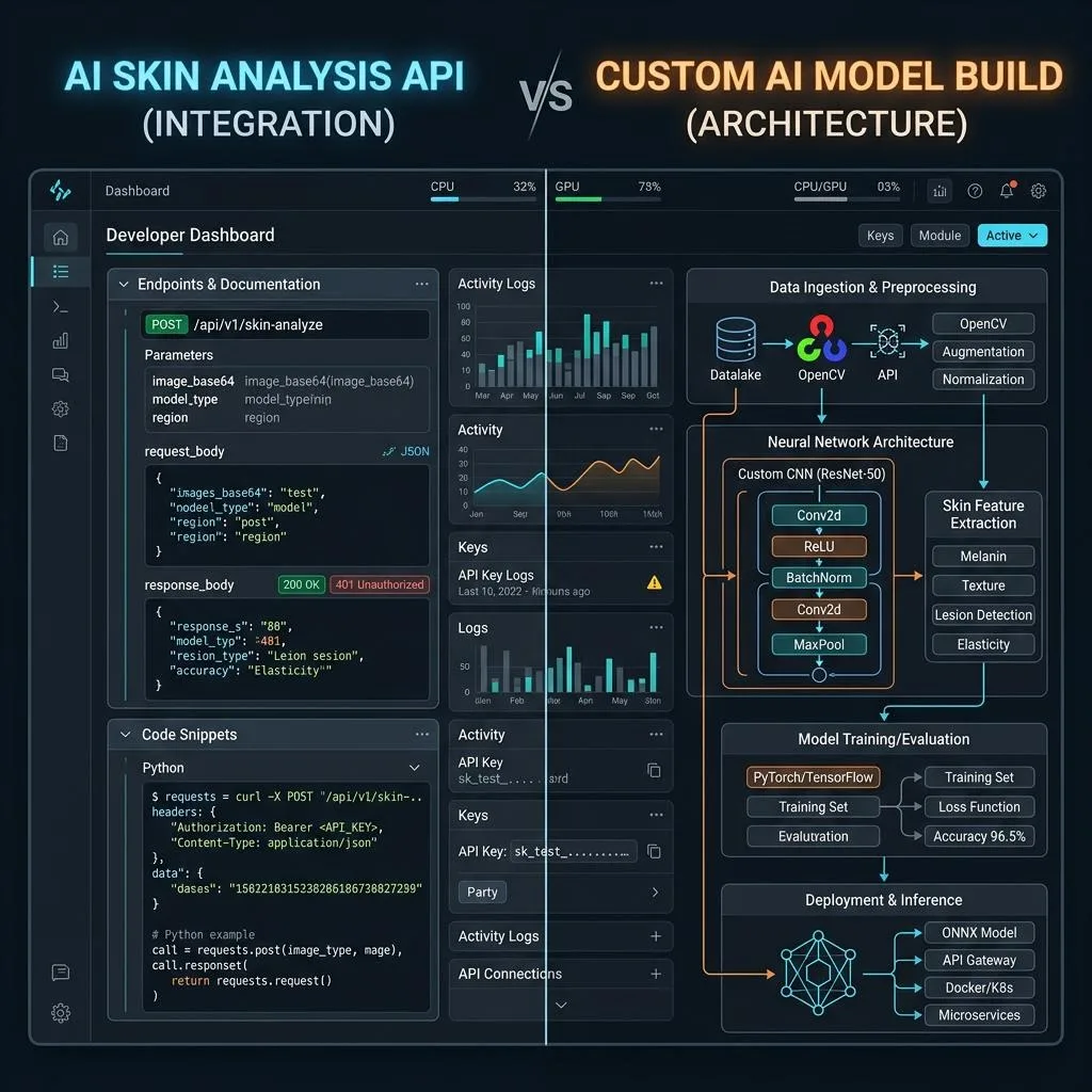 Skin Analysis API vs Custom AI Build: What Beauty Businesses Get Wrong
